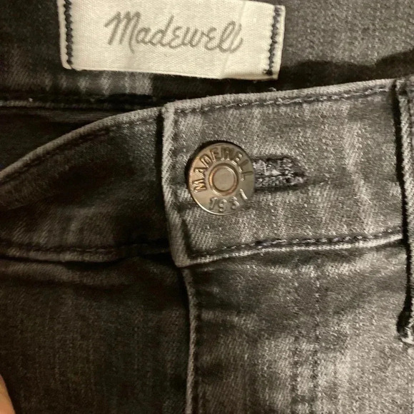 Madewell 9’’ high rise skinny  grey jeans 27T - Picture 3 of 7